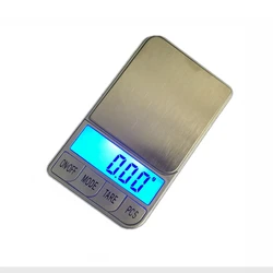 500g 0.01 Mini Tasca Dei Monili Digital Bilancia 500g x 0.01g Elettronico Oro Grammo del Peso di Equilibrio Bilancia s + 7 unità Con La Scatola Al Minuto