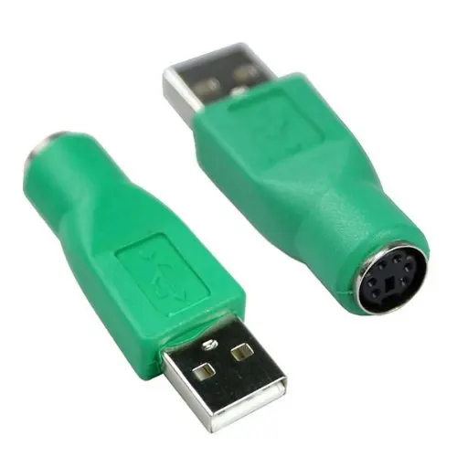 PC PS2 żeńska klawiatura mysz na USB męski adapter złącza konwertera nowy gorący