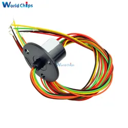 12.5mm 300Rpm 6 Wires CIRCUITSx2A Capsule Slip Ring AC 240V for Monitor Robotic