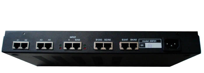 Linsn EB901 splitter distributor for multi-screens and super large led screens.The card possesses two input and eight output