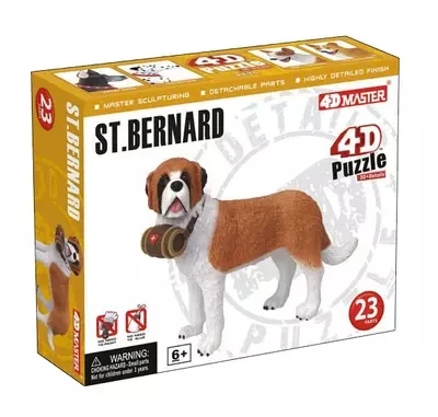 4D st. Bernard dog assembly animal dog anatomical model free shopping