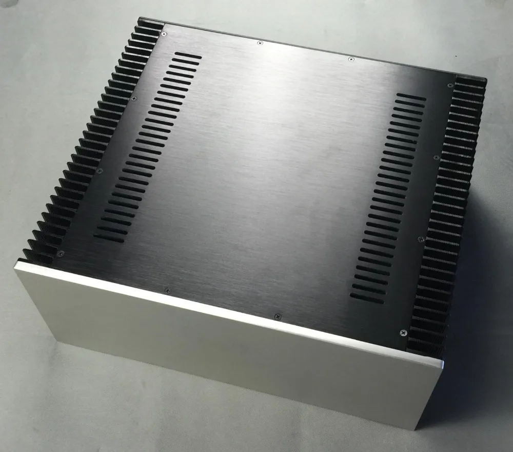 

All aluminum amplifier chassis / Class A amplifier / merge AMP case / AMP Enclosure / case / DIY box ( 430*120*411mm)