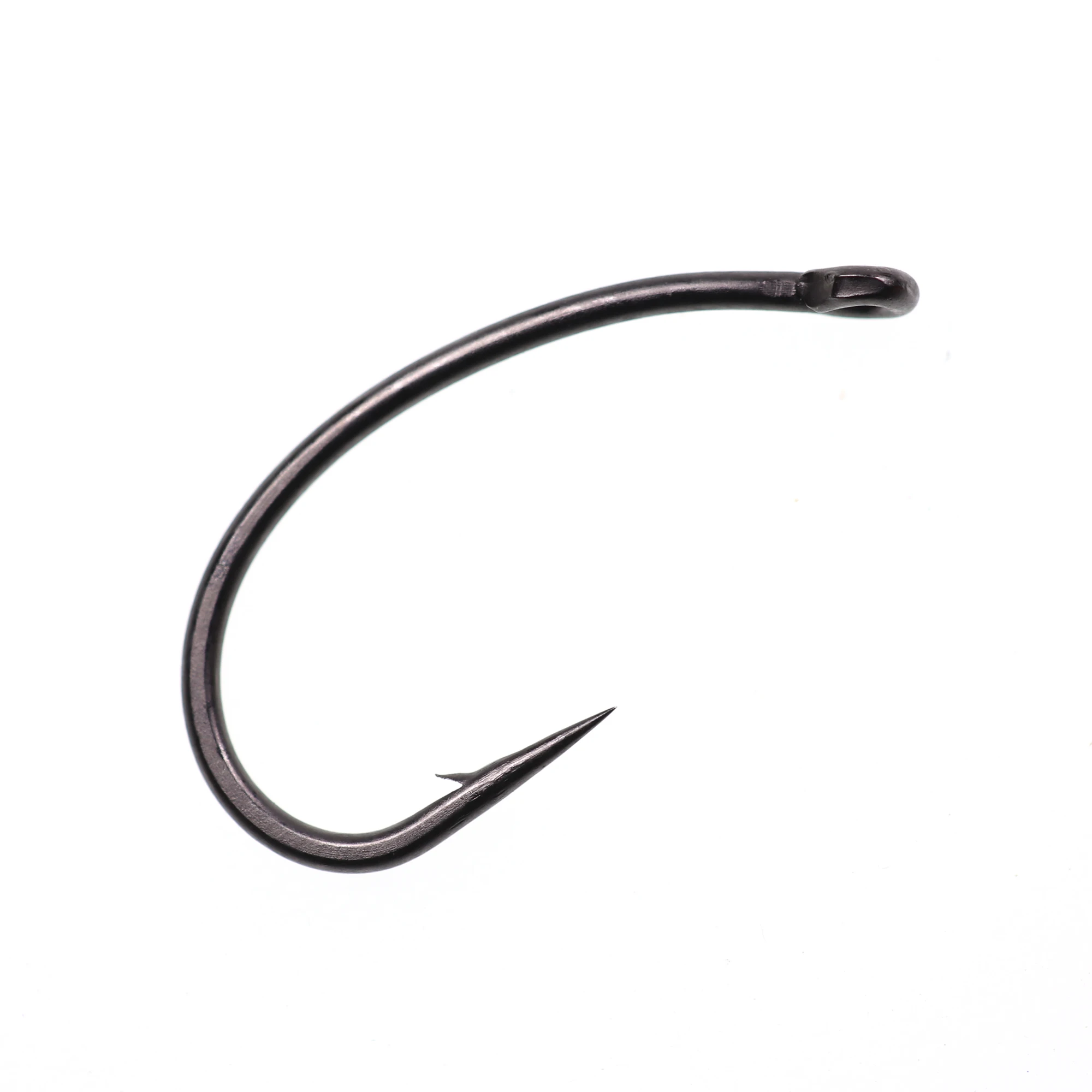 Wifreo 30PCS Coated Carp Fishing Hook High Carbon Steel Fishhooks Barbed Hooks Carp Hooks