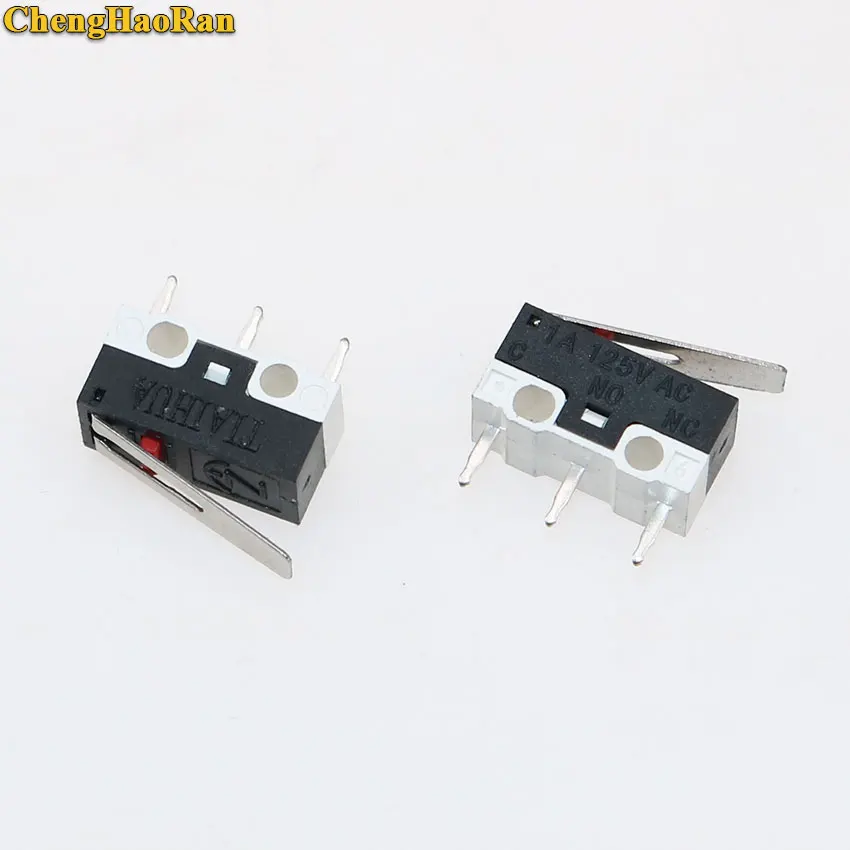 ChengHaoRan 1pcs Limit Switch Push Button Switch 1A 125V AC Mouse Switch 3Pins Micro Switch