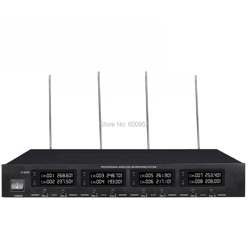 UPSCALE Professional Conference 8 Desktop Digital Wireless Microphone System