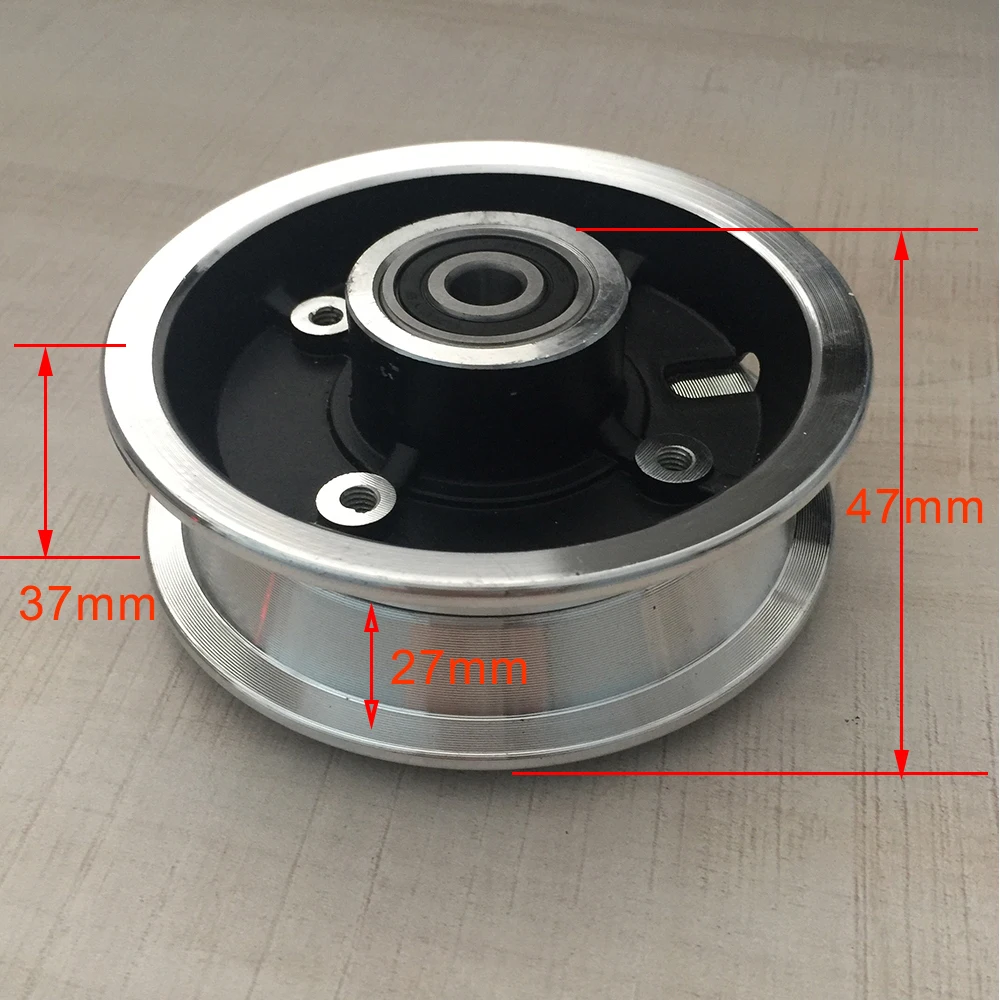 8 Inch Front Wheel Hub Rim Set Dolphin Electric Scooter 200X50 Tire Wheel Hub Rim with 6200RS bearings Bicycle Accessories