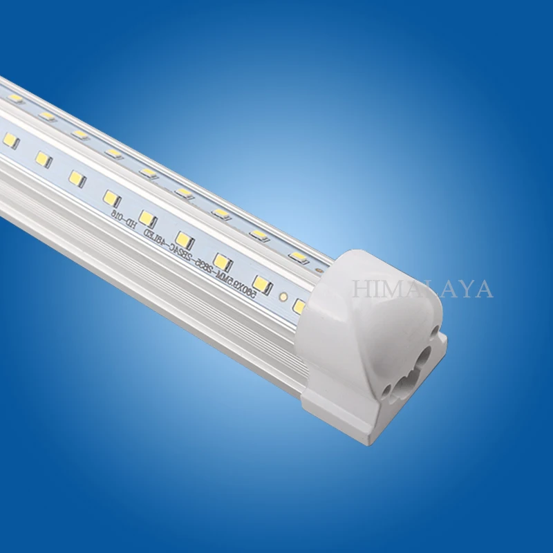 

Toika V-Shaped100pcs 2ft 0.6m 20w Led Tubes T8 Integrated v shape Led Tubes Double Sides SMD2835 Led Fluorescent Light 85-265V