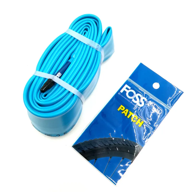 FOSS Bicycle Tube & Patch MTB Mountain Bike 27.5 F/V Presta Valve 27.5(650B)*1.95-2.5 TPE Rubber Prevent Pierced Inner Tube