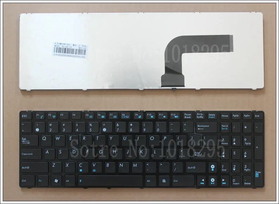 US laptop keyboard for Asus X55A X52 X52F X52J X52N X52JC X52JR X52JT X52JU X52DE X55 X55C X55U G72 G73 G72X G73J NJ2 black