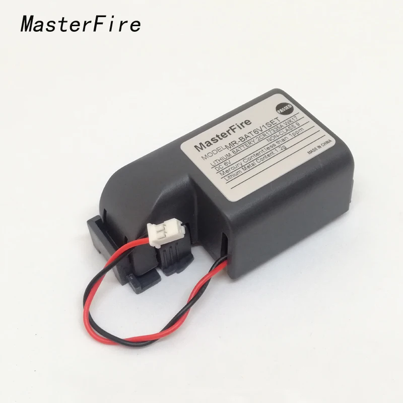 

MasterFire 5pcs/lot New Original MR-BAT6V1SET MR-J4 6V PLC Battery 2CR17335A WK17 Batteries with Wire Leads For Mitsuishi