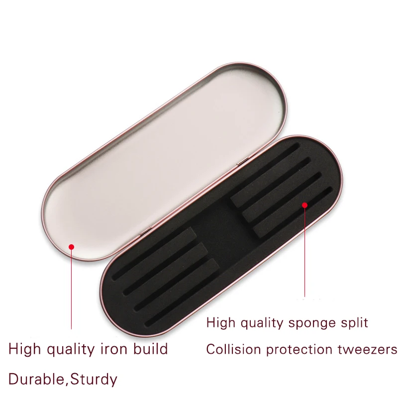 DOSMOTH-Boîte de rangement pour pincettes d'extension de cils, protection contre les collisions, outil de pincettes électrostatiques