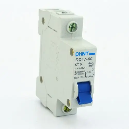 CHINT Circuit breaker MCB DZ47 C Tipo 16Amp 230/400 V