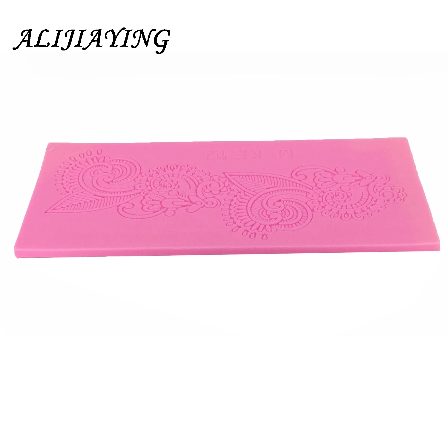 Flower Shape Cake Silicone Mat Sugarcraft Fondant Cake border Decorating Tools Kitchen Baking Silicone Lace Molds D0248