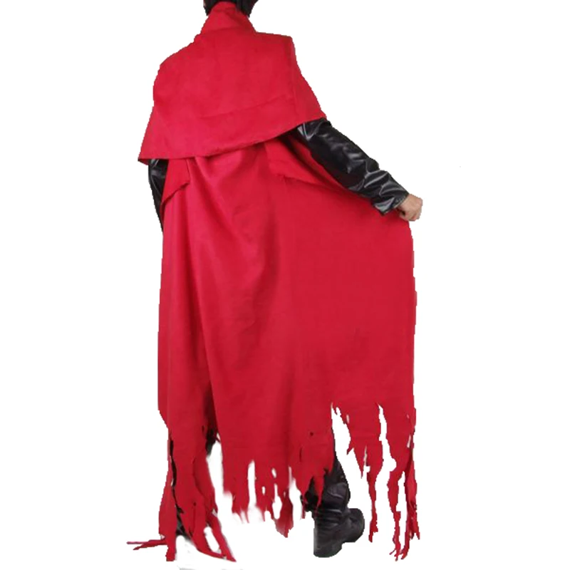 

Vincent Valentine Cosplay Costume with cape Any Size Custom Made for Halloween Christmas party men women costume