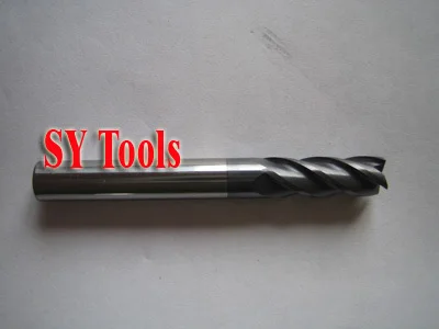 6mm Quatro Flautas Espiral Ferramentas Bit Fresagem CNC Carbide Endmill Router bits hrc60
