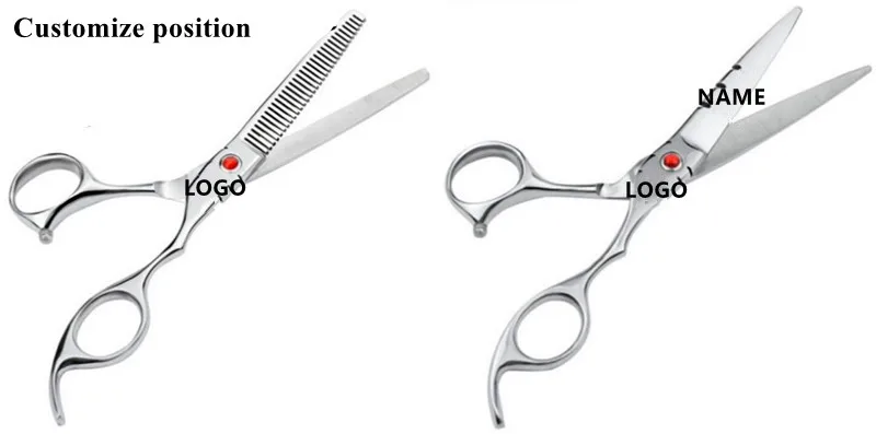 Professionelle JP440c Stahl 8'' Schwarze Tierpflege-Haarschere für Hunde, Schere zum Schneiden von Tierhaaren, Friseurschere – Detail 6