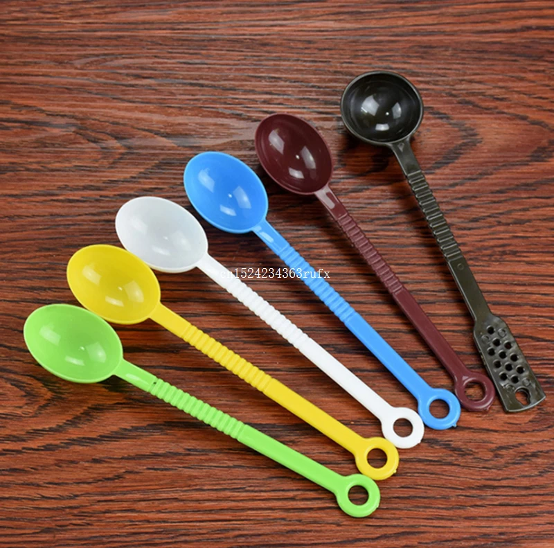 

500pcs Measuring Spoon Plastic Tea Coffee Spoon 10g Measuring Tamping Scoop With Long Handle Coffee Accessories Wholesale