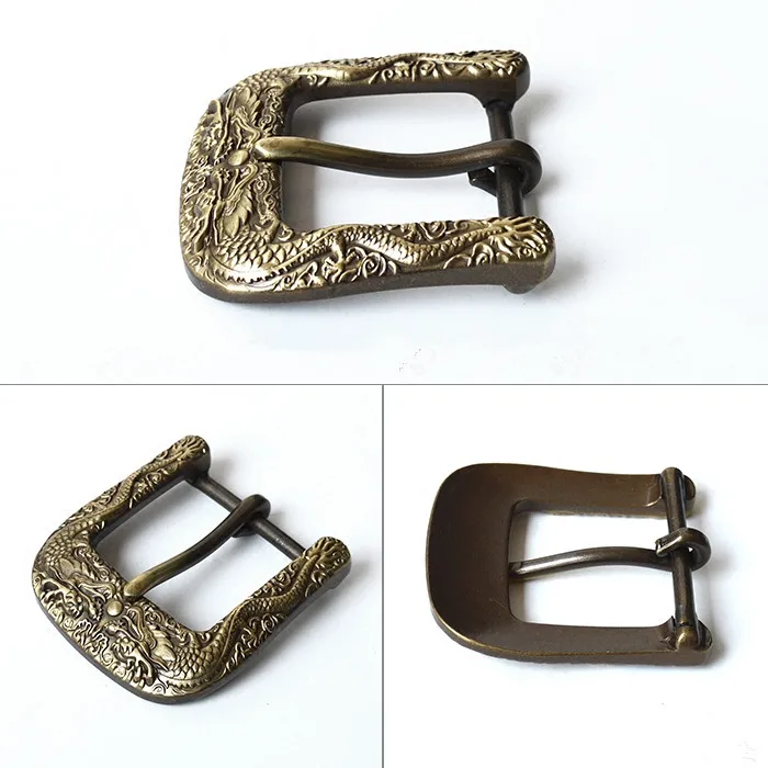 Solid Brass Belt Buckle Suitable3.8-40CM Wideth Belt Fashion Belt Head Jeans DIY Belt Leather Craft  accessories