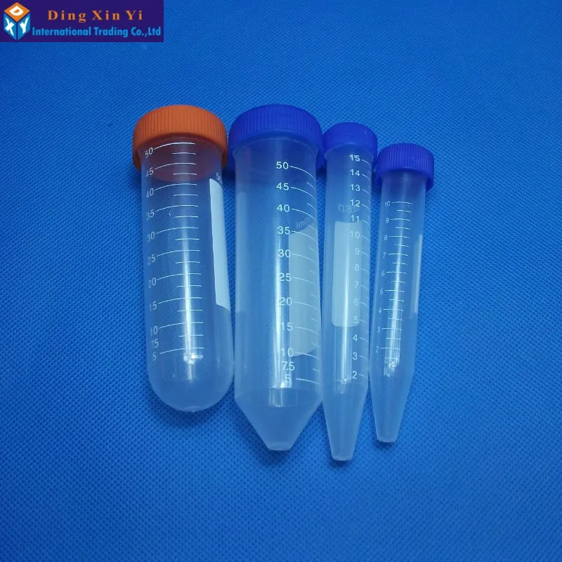 Imagem -04 - Microcentrífuga Centrífuga Tubos com Tampa de Rosca Tubo Plástico Centrífuga de Fundo Redondo 105*285 mm Comprimento Diâmetro 50ml Peças Lote