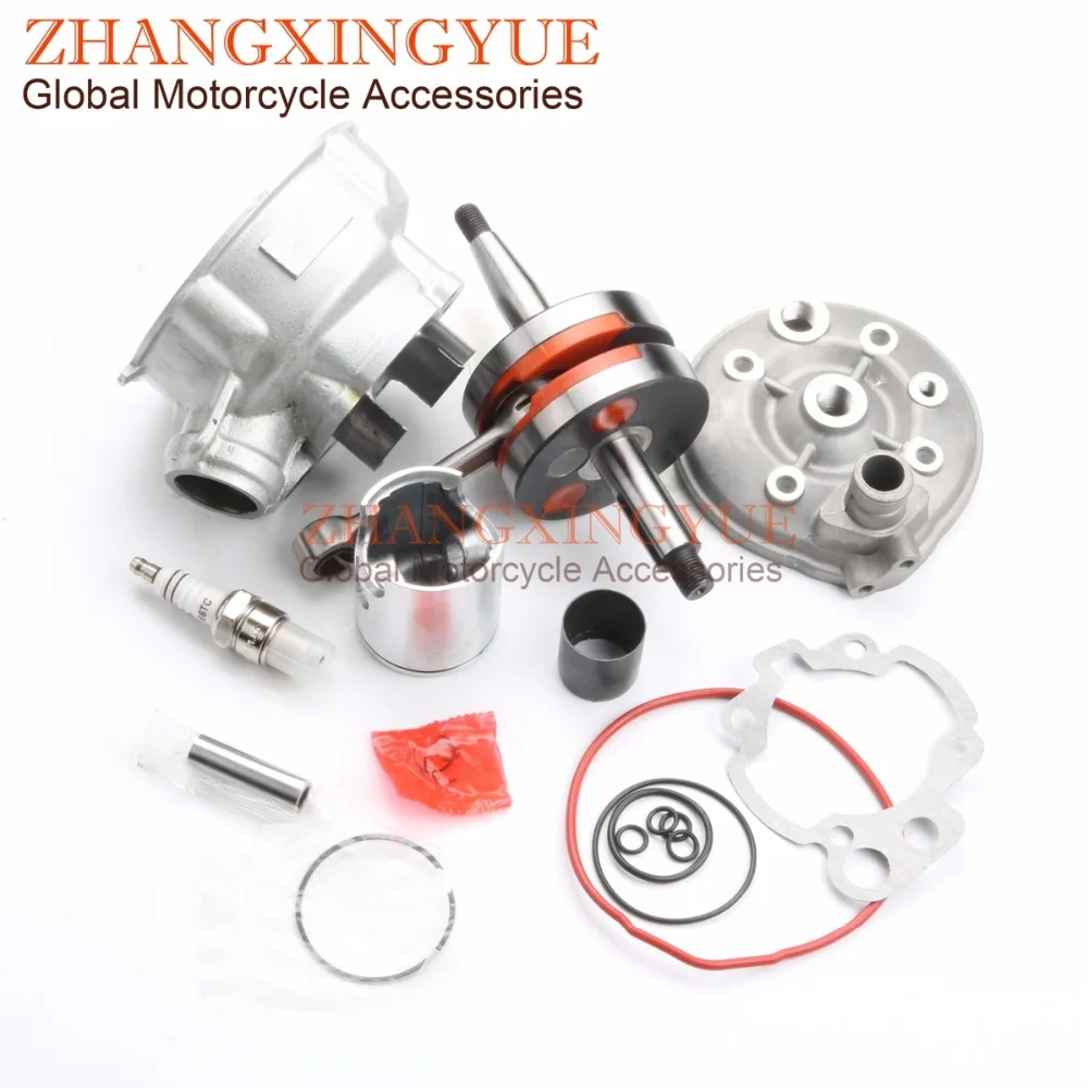 90cc Cylinder Kit & Bakelite Crankshaft for YAMAHA AM3-AM6 TZR DT XP6 XR6 50 49mm/12mm