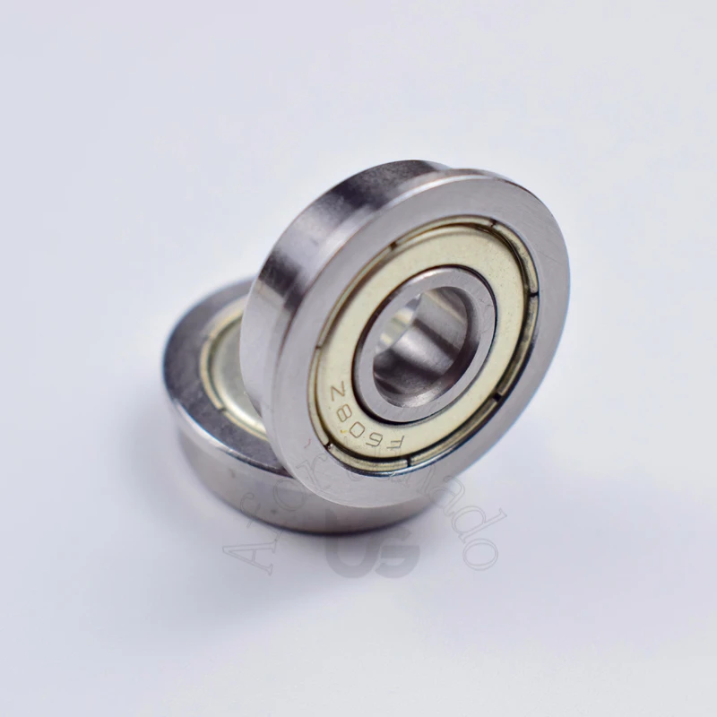 F608ZZ 8*22&25*7mm 10pieces 608 Flange bearings F608 F608Z F608ZZ chrome steel bearing