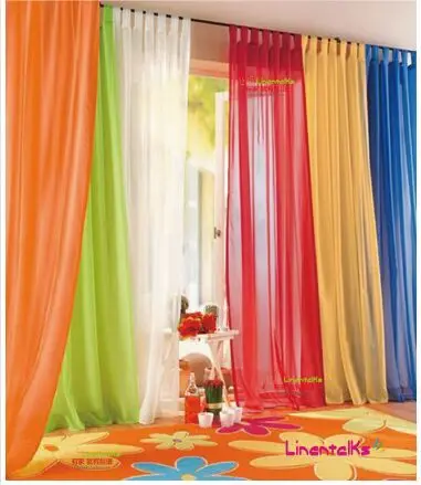 2 panels 140cm*245cm Hot Pair Europe Gauze Tulle sheer curtains Net Voile Ready made Curtain For living room windows