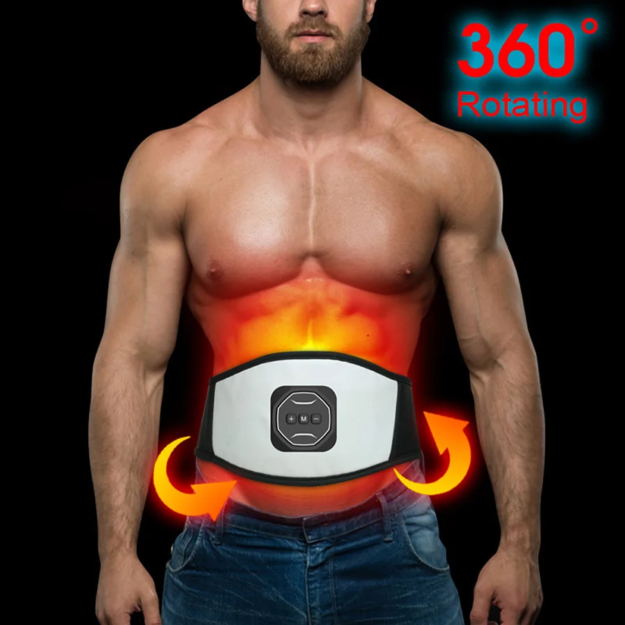 Fitness EMS Myostimulator for muscle Slimming Muscle Stimulator Electric Wireless Abdominal Belt Training Device Abs Stimulators