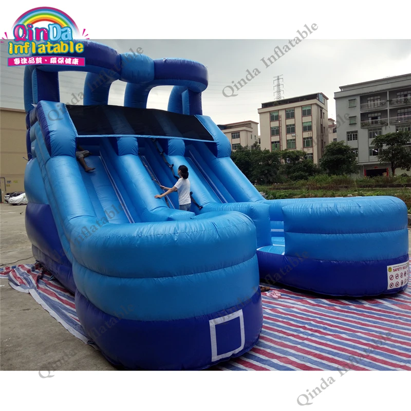 Outdoor Kids Dual Slide Inflatable Castle Jumping Bouncer Bounce Castle Moonwalk For Rental