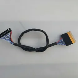 P-TWO FFC Turn Dupont LVDS Cable Dual 8 30Pin 2ch 8-bit 30pins 1mm Pin Pitch 250mm For LTM190BT07 LTM220MT09 LTM270HT03