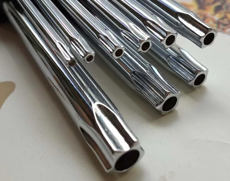 9pcs/set L Type Screwdriver Double-End Hex Wrench Set Allen Key Hexagon Torx Pentacle Star Spanner Key Set Hand Tools T10-T50 view 3