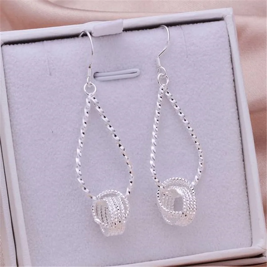 Special explosion models free shipping  silver color  jewelry factory wholesale fashion elegant women  earrings