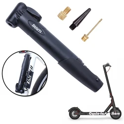 Portable Cycling Skateboard Air Pump, Bicycle Pump, Tire Inflator Tool for Xiaomi M356 Pro for Ninebot Es1 Es2 Electric Scooter