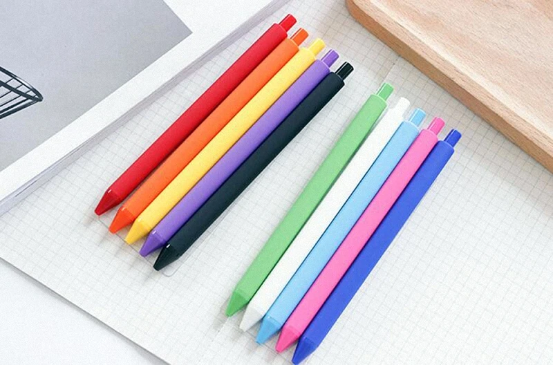 10 قطعة/الوحدة Youpin KACO 0.5 مللي متر الملونة مي القلم غال الحبر السلس الكتابة دائم KACOGREEN توقيع الكتابة الملء السوداء