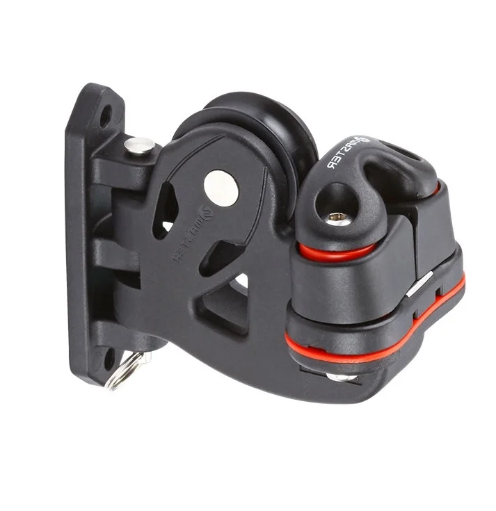 Sailboat Dinghy 29mm 1 1/8 Inch Swivel-exit, Fairlead Cleat Block Windrider Block Small Boat Block Master PE-0201F