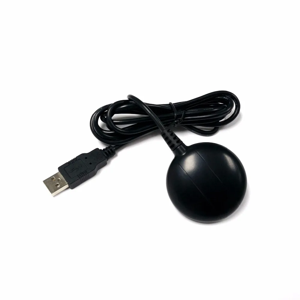 1PCS Free Shipping  USB GPS receiver Interface  GPS Module with Antenna Receiver Replacement BU353S4  Cable1.5