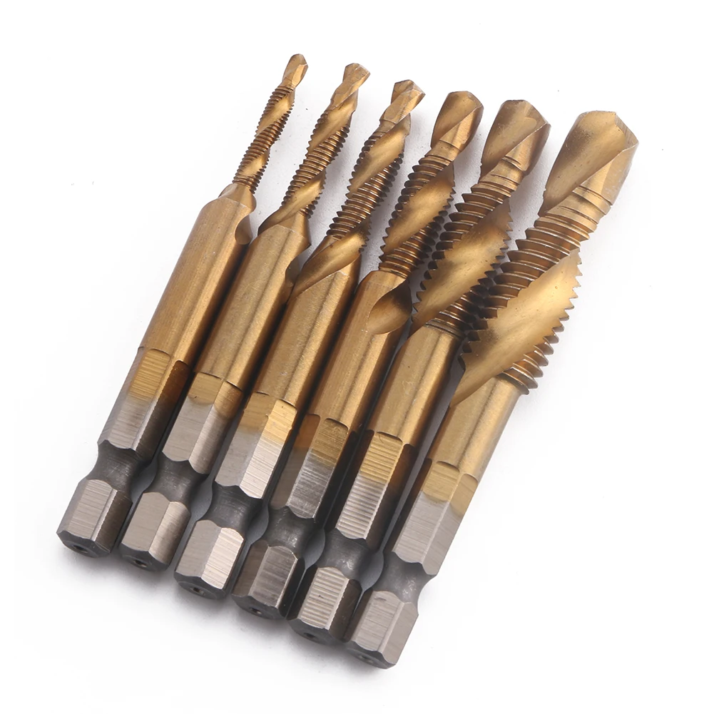 6pcs Metalworking High Speed Steel 1/4