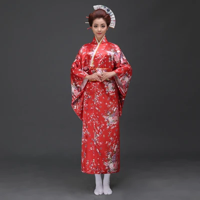 The new Japanese kimono dress fashion female temperament Sakura Costume National pajamas bathrobe