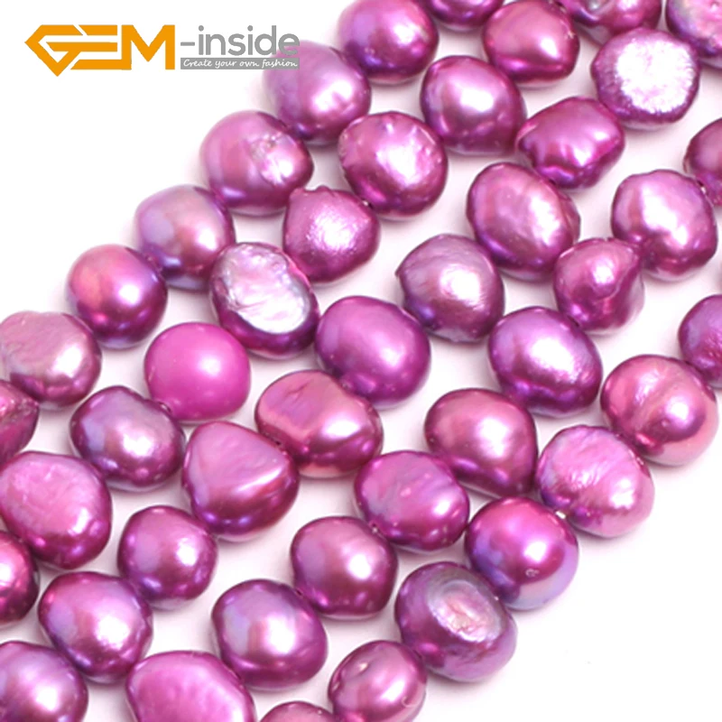 6-7MM Multicolor Pearl Beads ( dyed color) Natural Freshwater Pearl Beads Loose Beads For Jewelry Making Strand 15\