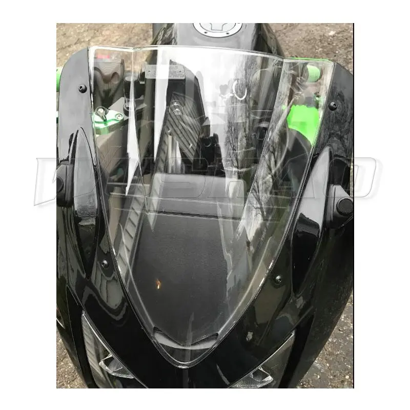 Motorcycle Double Bubble Windshield WindScreen Screen For 2008 2009 2010 2011 2012 Kawasaki Ninja 250 R 250R EX EX250 Iridium