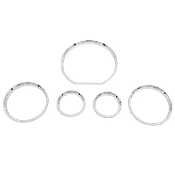 

2 SETS Chrome Styling Dashboard Gauge Ring Set for Mercedes Benz W140