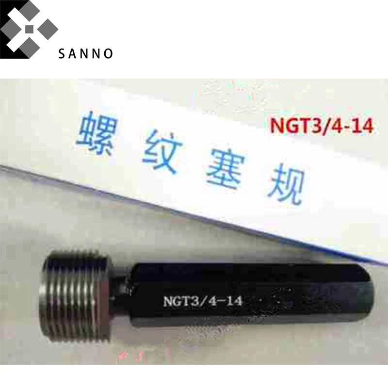 

NGT thread plug gauge for gas cylinders NGT3/4 American system screw thread plain plug gauges go nogo gage