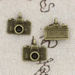 12pcs Charms Camera 15x14mm Antique Making Pendant fit,Vintage Tibetan Bronze Silver color,DIY Handmade Jewelry