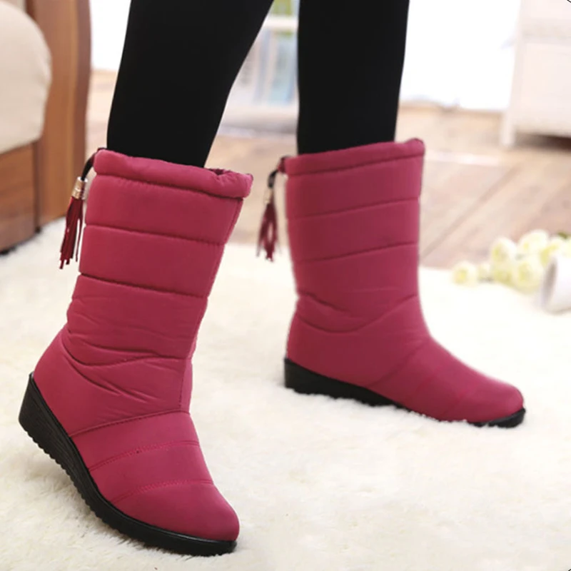 Women Boots Women\'s Winter Shoes Keep Warm Shoes Woman Waterproof Ladies Snow Boots For Women Winter Boots Heels Botas Mujer