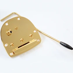 NEW Jazzmaster Jaguar Gold Left Hand TREMOLO Tailpiece Bridge Guitar Vibrato & Whammy