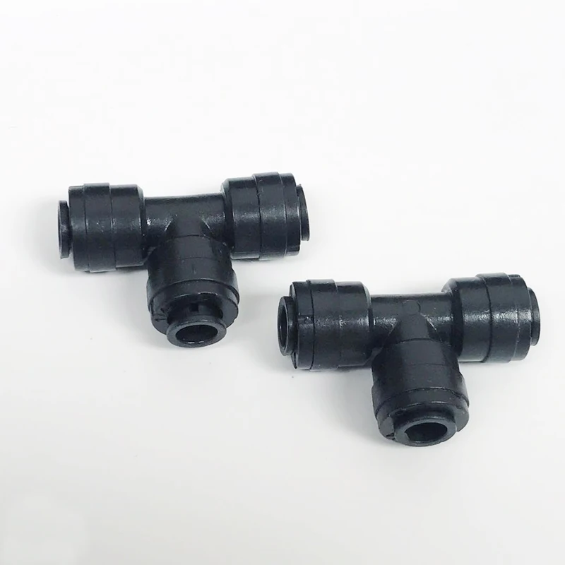 

Sprinkler Irrigation 1/4 Inch Barb Tee Water Hose connectors Pipe Hose Fitting Joiner Slip Lock for 6.35mm 1/4" Hose Fitting