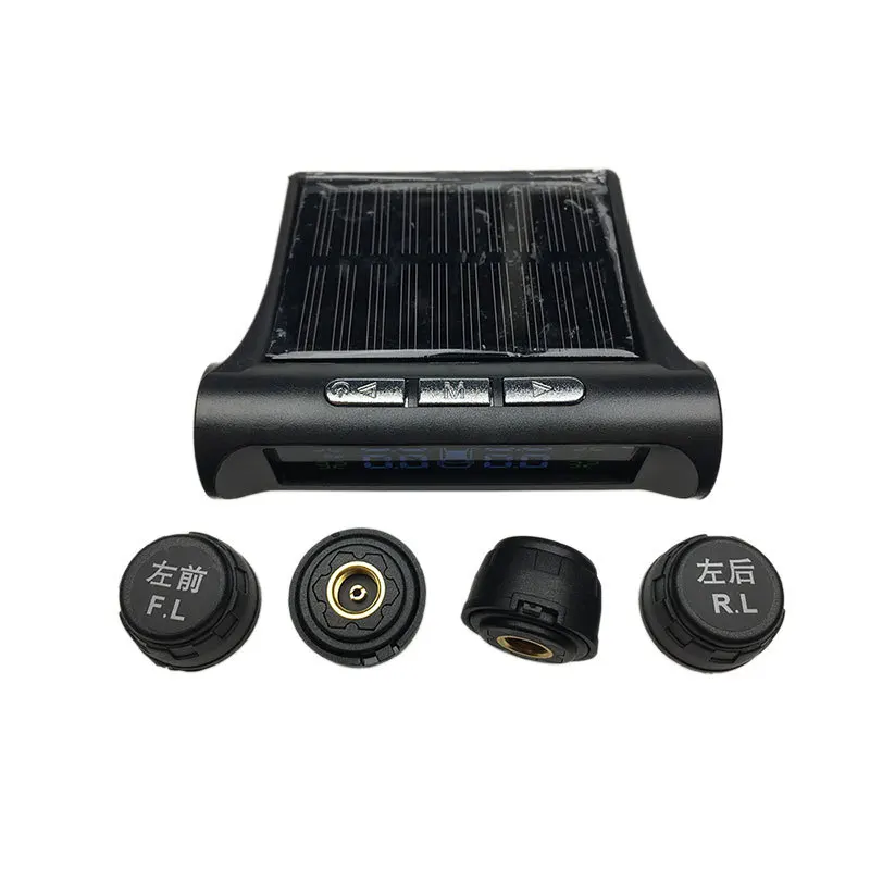 ANSHILONG TPMS Smart Auto Reifen Reifen Druck Alarm Überwachung System Solar Power lade Digital Wireless LCD Display