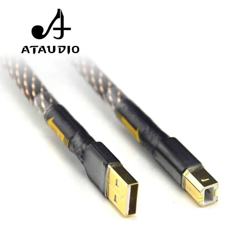 ATAUDIO Hifi USB Cable High Quality Type A to Type B Hifi Data Cable For DAC