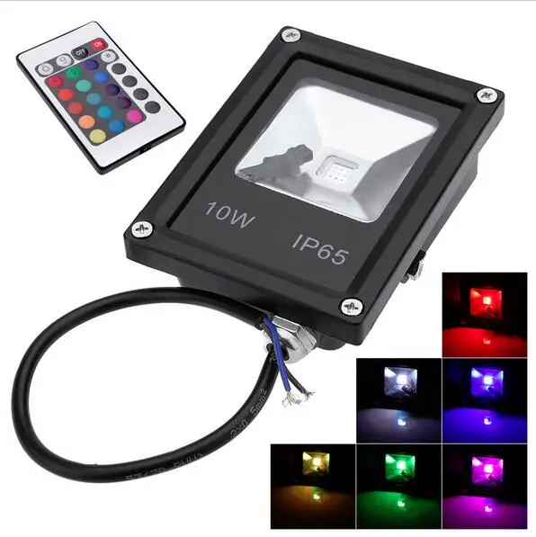 

Ultrathin 10W 20W 30W 50W LED Floodlight IP65 Water-resistant Outdoor Pathway Garden Warm White/White/RGB Flood Light