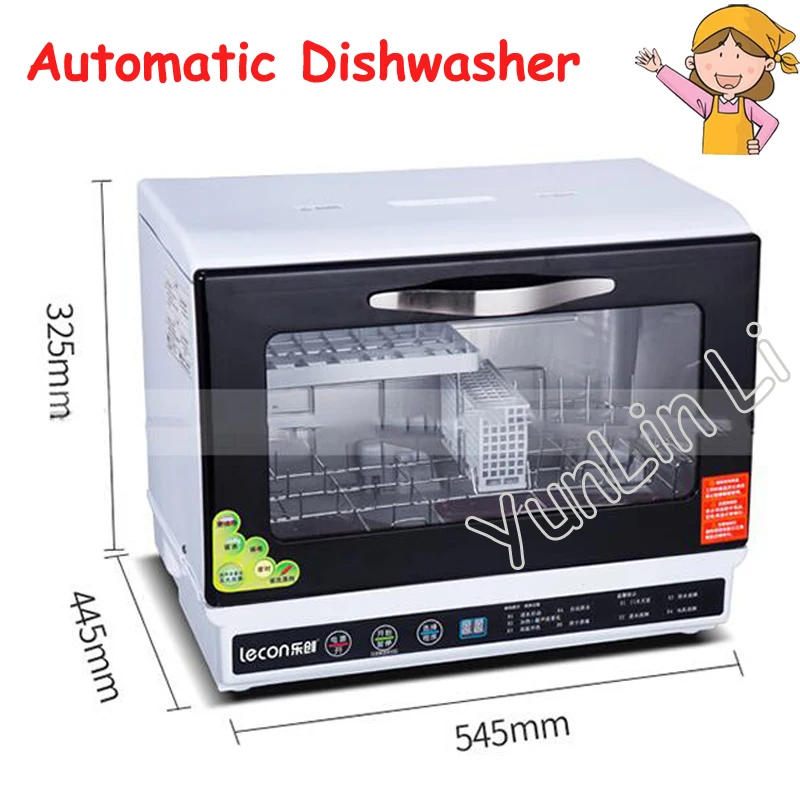 Automatic Dishwasher Household Desktop Disinfection and Drying Integrated Bowl Washing Machine LC-CXWJ001