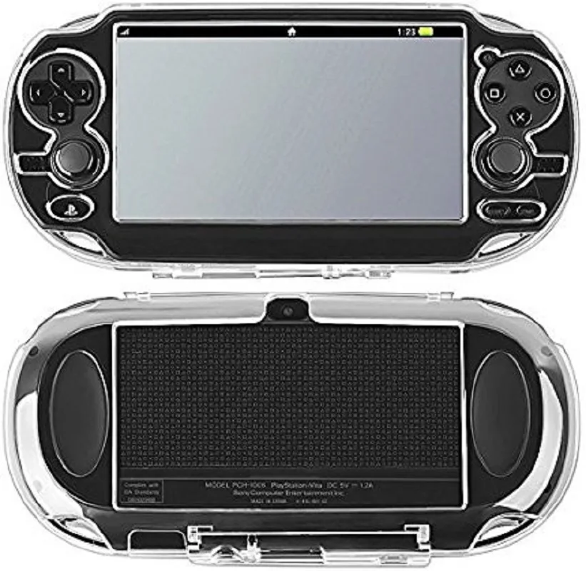 Clear Crystal Protection Hard Case Cover For Playstation PS VITA 1000, Fits for Oval Start & Select button only